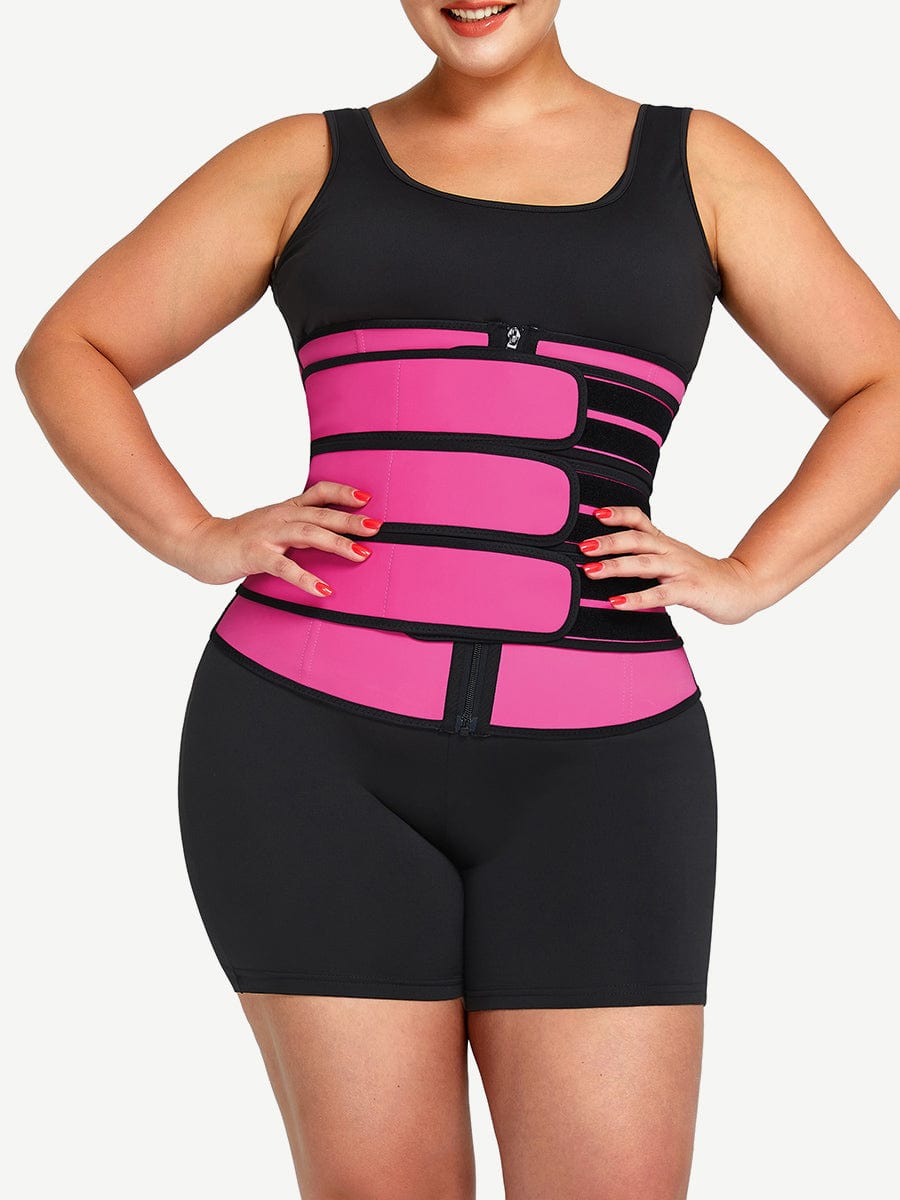 Three-Belt Latex Waist Trainer