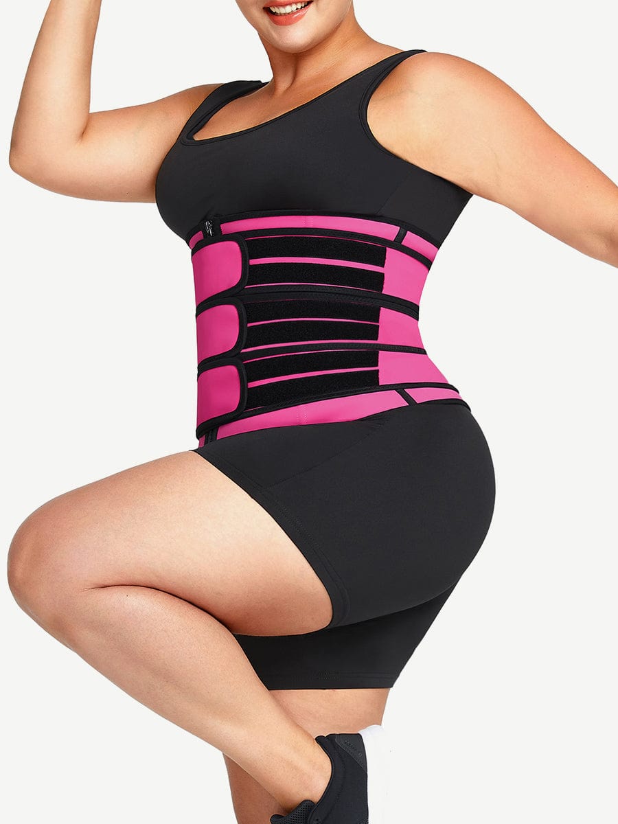 Three-Belt Latex Waist Trainer