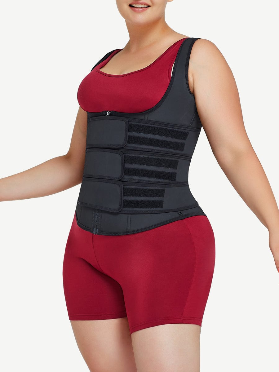 Three-Belt Latex Vest Trainer