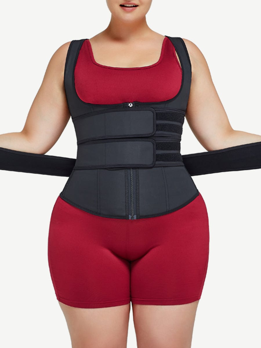 Three-Belt Latex Vest Trainer