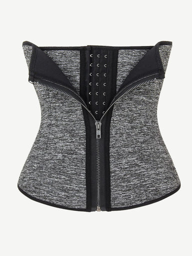 Double Layer Zip Waist Trimmer
