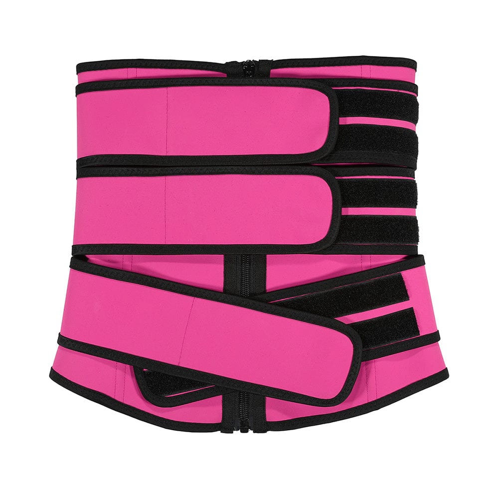 Three-Belt Latex Waist Trainer