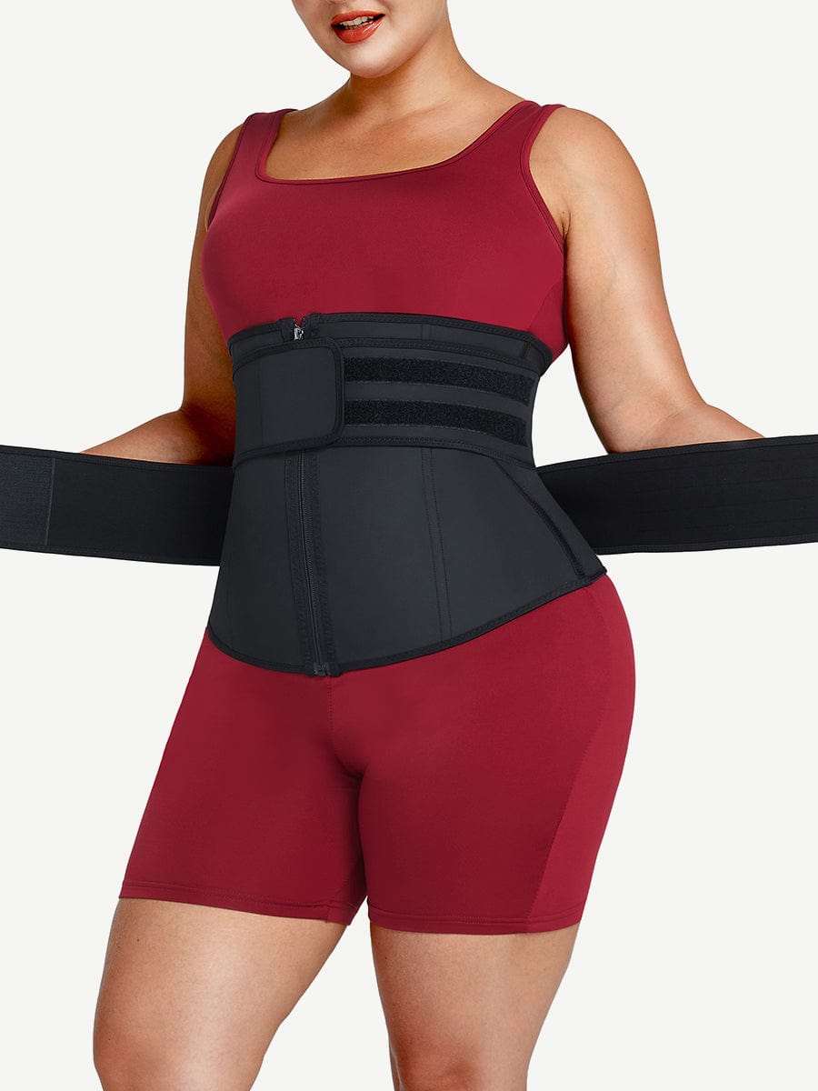 Zipper Adjustable Latex Cincher