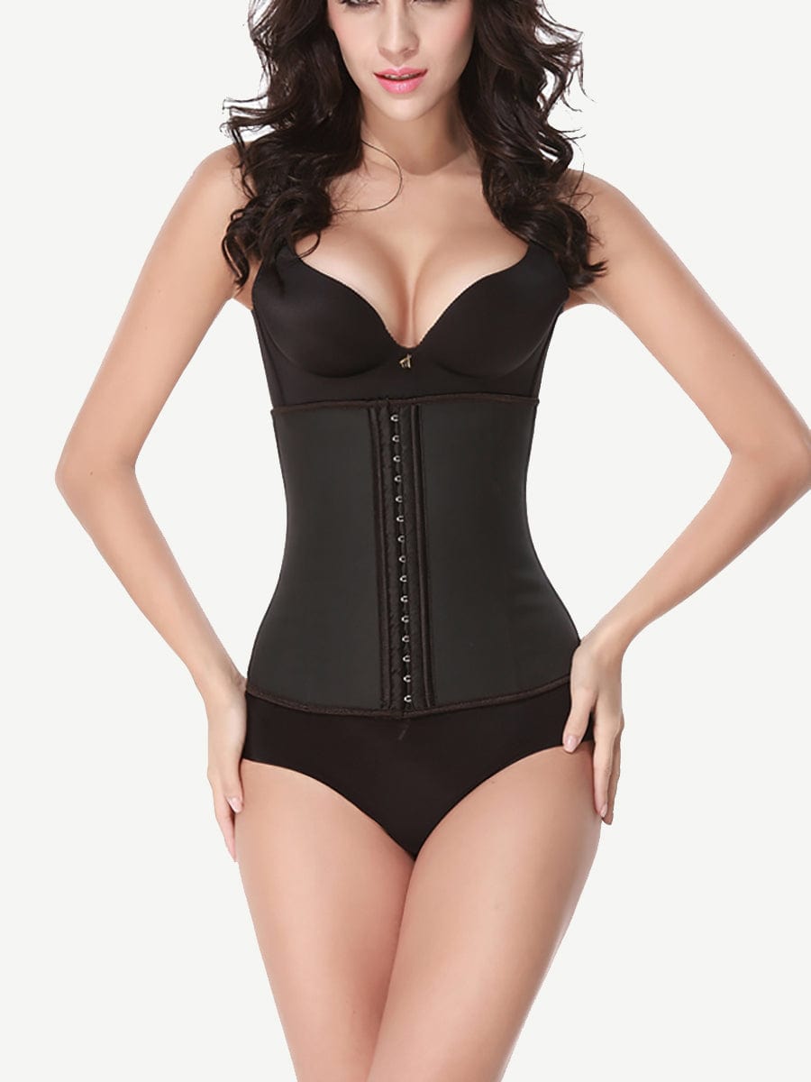 Nine Bone Latex Waist Cincher