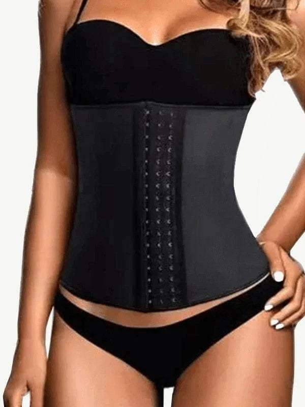 Nine Bone Latex Waist Cincher
