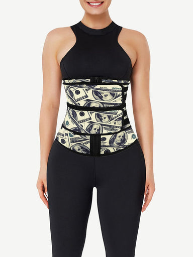 Double-Belt Latex Waist Trainer