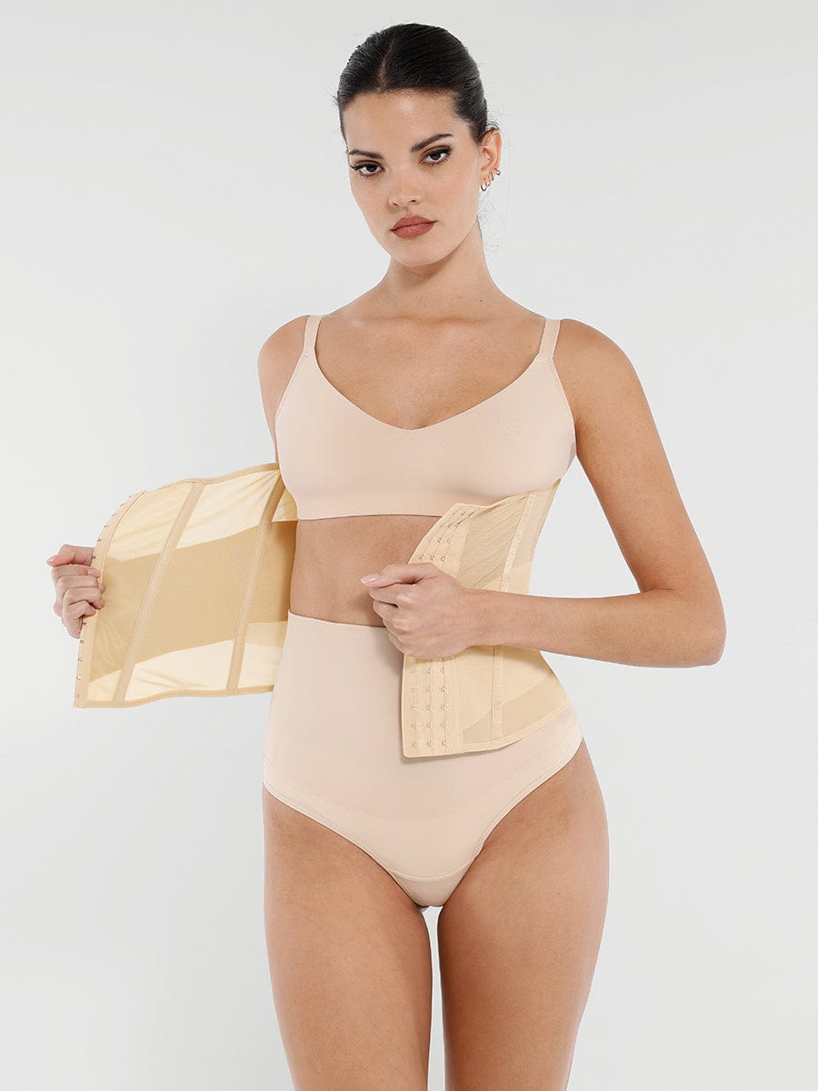 7 Steel Bone Mesh Waist Trainer