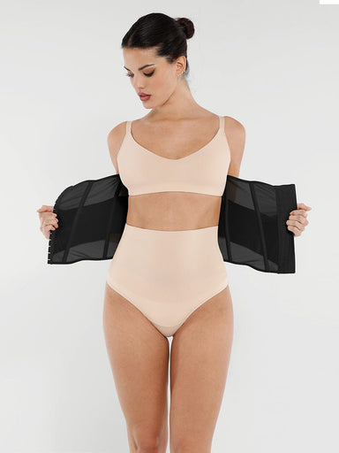 7 Steel Bone Mesh Waist Trainer
