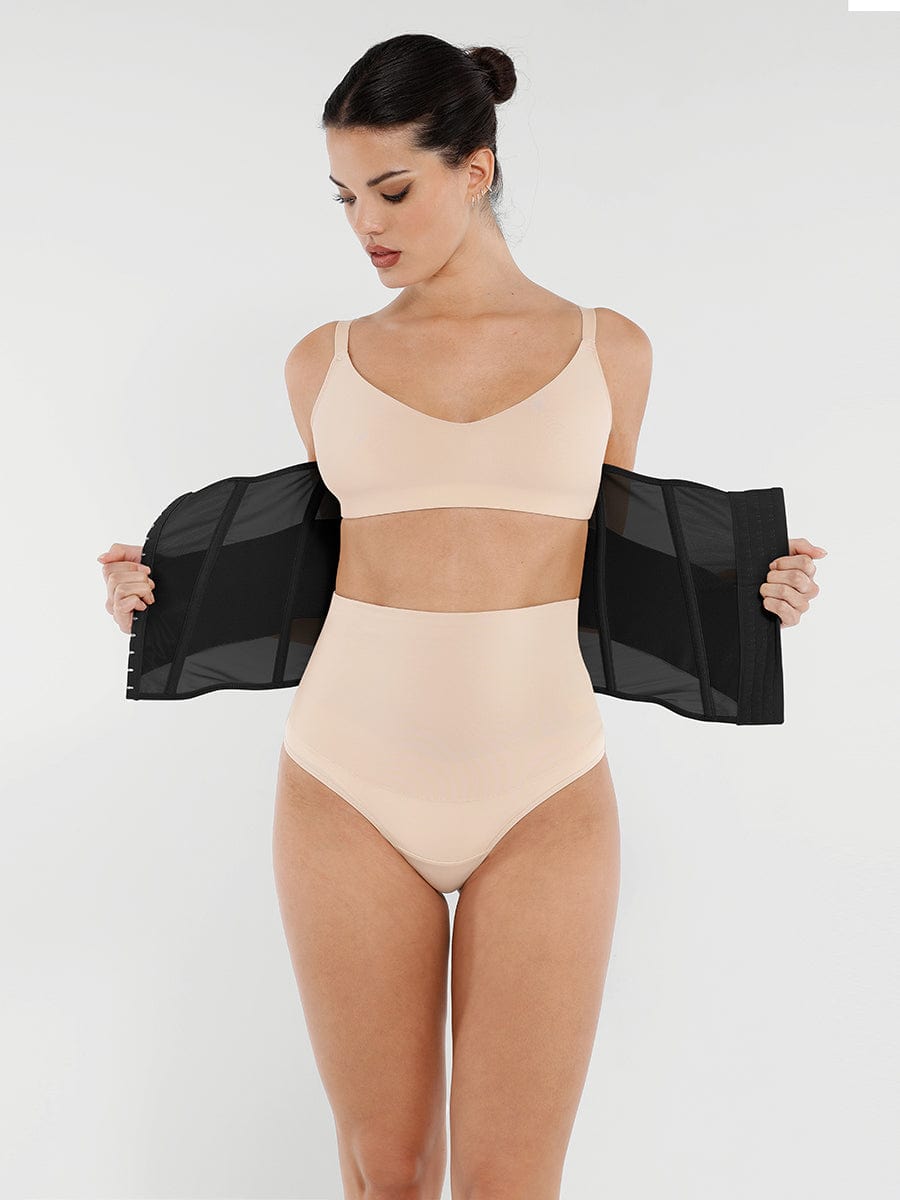 7 Steel Bone Mesh Waist Trainer