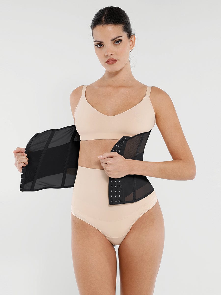 7 Steel Bone Mesh Waist Trainer